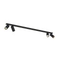 LAMPAMI - lampa sufitowa czarna, lampa do salonu listwa oświetleniowa, nowoczesna lampa do salonu czarna