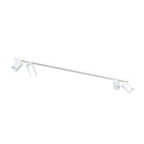 LAMPAMI - lampa sufitowa biała, lampa do salonu listwa oświetleniowa, nowoczesna lampa do salonu biała