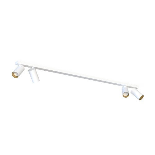 LAMPAMI - lampa sufitowa biała, lampa do salonu listwa oświetleniowa, nowoczesna lampa do salonu biała