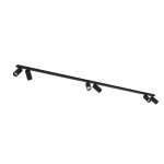Lampa sufitowa listwa czarna 200 cm 6xGU10 MONO