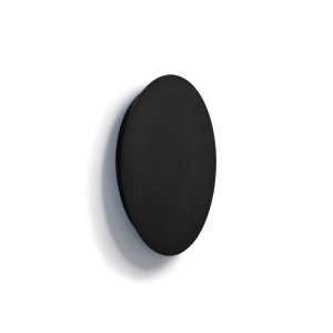 Kinkiet nowoczesny czarny ledowy 25 cm 3000K RING LED M