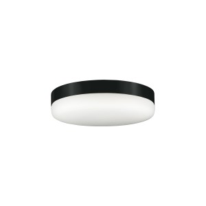 Plafon nowoczesny biały z czarnym 32 cm KASAI 