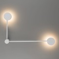 LAMPAMI - nowoczesna lampa ścienna biała, kinkiet do salonu, kinkiet nowoczesny biały, biały kinkiet