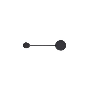 Minimalistyczny kinkiet czarny nowoczesny 1xGX53 ORBIT 