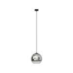 Srebrna lampa wisząca glamour 145 cm GLOBE PLUS S