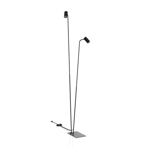 LAMPAMI - lampa czarna podłogowa, lampa podłogowa do sypialni, lampa podłogowa nowoczesna