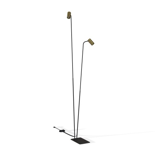 LAMPAMI - lampa czarna podłogowa, lampa podłogowa do sypialni, lampa podłogowa nowoczesna