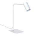 LAMPAMI - lampka biała stołowa, lampka do sypialni, lampka nowoczesna na biurko, lampa stołowa nowoczesna