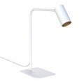 LAMPAMI - lampka biała stołowa, lampka do sypialni, lampka nowoczesna na biurko, lampa stołowa nowoczesna