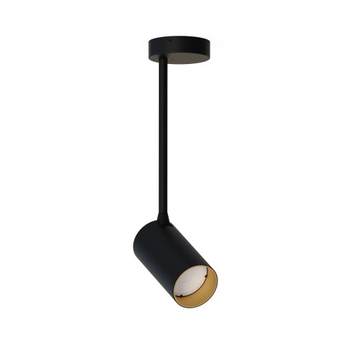 LAMPAMI - lampa sufitowa czarna, czarna lampa do salonu, lampa wisząca czarna