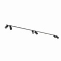 LAMPAMI - lampa sufitowa czarna, lampa do salonu listwa oświetleniowa, nowoczesna lampa do salonu czarna