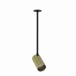  Lampa sufitowa wisząca złota pojedyncza podtynkowa 1xGU10 MONO SURFACE LONG M 