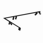 Czarna lampa narożna sufitowa 2x150 cm 8xGU10 MONO CORNER