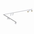 LAMPAMI - lampa do salonu, nowoczesna biała lampa, lampa listwa narożna
