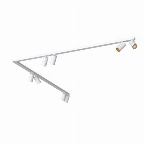 LAMPAMI - lampa do salonu, nowoczesna biała lampa, lampa listwa narożna