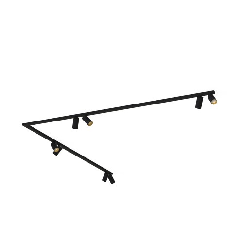 LAMPAMI - lampa do salonu, nowoczesna sufitowa listwa oświetleniowa, lampa listwa narożna