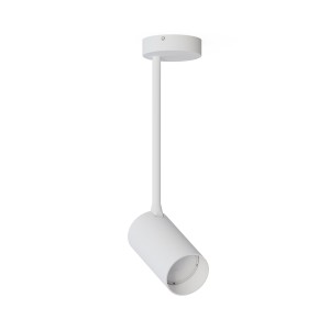 Lampa sufitowa wisząca biała pojedyncza regulowana 1xGU10 MONO LONG S 