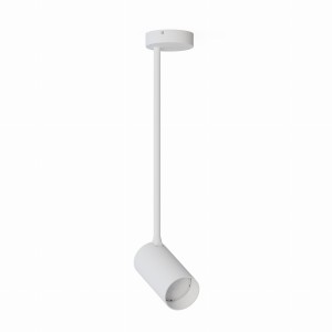 Lampa sufitowa wisząca biała pojedyncza regulowana 1xGU10 MONO LONG M 