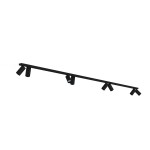 Czarna lampa sufitowa listwa 2x150 cm 8xGU10 MONO 