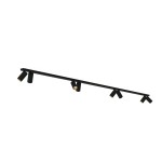 Lampa sufitowa czarna listwa 2x150 cm 8xGU10 MONO