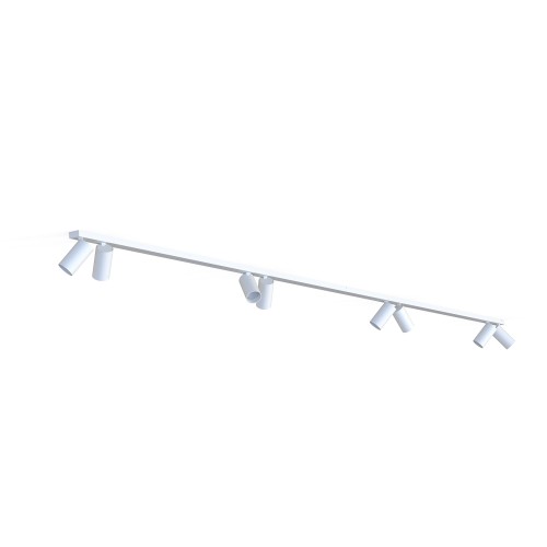LAMPAMI - lampa sufitowa biała, lampa do salonu listwa oświetleniowa, nowoczesna lampa do salonu biała