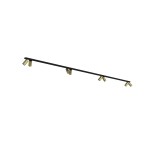 Lampa sufitowa złota listwa 2x200 cm 8xGU10 MONO