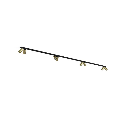 LAMPAMI - lampa sufitowa złota, lampa do salonu, nowoczesna lampa do salonu złota, lampa w korytarzu