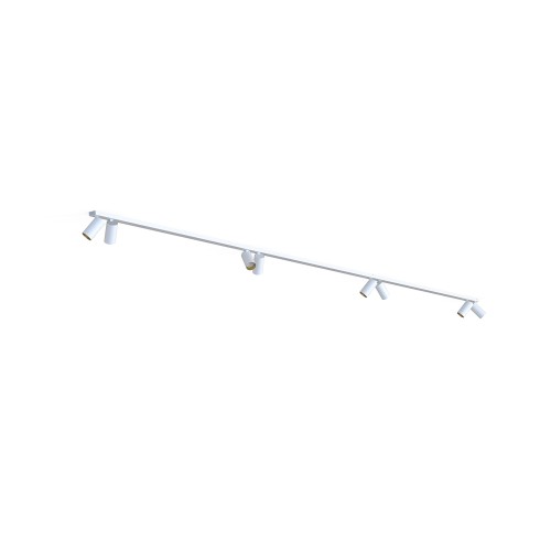 LAMPAMI - lampa sufitowa biała, biała lampa do salonu, nowoczesna biała listwa led, lampa w korytarzu
