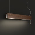 LAMPAMI - lampa drewniana ledowa, lampa ledowa nad stół, lampa wisząca drewniana