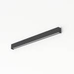  Lampa ścienna listwa 92 cm grafit 1xLED TUBE T8 STRAIGHT WALL LED M