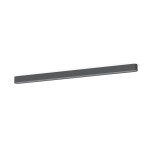 Lampa sufitowa listwa 125 cm grafitowa 1xLED TUBE T8 SOFT CEILING LED 120X6