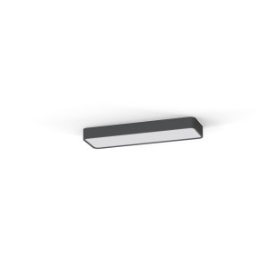  Lampa sufitowa, plafon ledowy prostokątny grafitowy 2xLED TUBE T8 SOFT CEILING LED 60X20