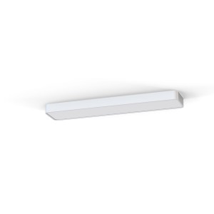 Lampa sufitowa, biały plafon ledowy prostokątny 2xLED TUBE T8 SOFT CEILING LED 90X20