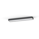 Lampa sufitowa, plafon ledowy prostokątny grafitowy 2xLED TUBE T8 SOFT CEILING LED 90X20 