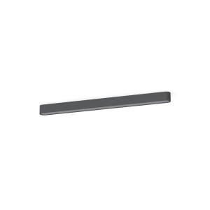 Lampa sufitowa listwa 95 cm grafitowa z białym 1xLED TUBE T8 SOFT CEILING LED 90X6