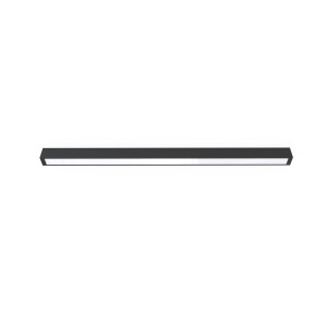 Lampa biurowa sufitowa listwa 122 cm czarna 1xLED TUBE T8 STRAIGHT CEILING LED L 