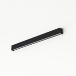 Lampa ścienna listwa 92 cm czarna 1xLED TUBE T8 STRAIGHT WALL LED M