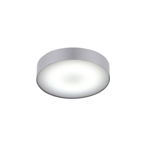 Lampa sufitowa, plafon okrągły ARENA LED srebrny