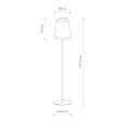 LAMPAMI - lampa ogrodowa stojąca szkic