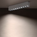 LAMPAMI - lampa ledowa biała, nowoczesna lampa sufitowa ledowa, lampa biała nowoczesna listwa ledowa