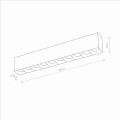 LAMPAMI - lampa ledowa biała szkic