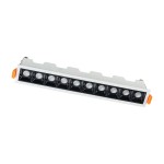  Plafon ledowy biały prostokątny podtynkowy 4,5x28 cm 4000K MINI LED RECESSED 