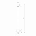 LAMPAMI - lampa wisząca nowoczesna szkic