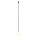 LAMPAMI - lampa wisząca nowoczesna, lampa kula wisząca, lampa złota nowoczesna, klosze białe kule