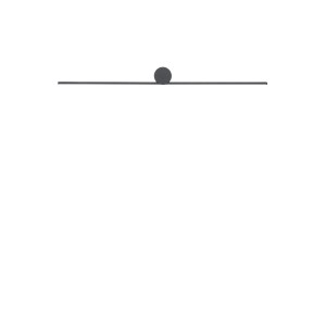 Minimalistyczny kinkiet ledowy czarny 66 cm 3000K SPIN LED S 