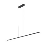 Lampa ledowa nad wyspę 120 cm, czarna lampa nad stół BAR LED S 3000K