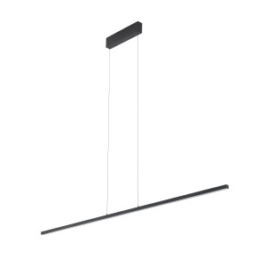 Lampa ledowa nad wyspę 120 cm, czarna lampa nad stół BAR LED S 3000K