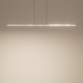 LAMPAMI - lampa wisząca nowoczesna ledowa, czarna lampa wisząca długa, lampa nad stół, lampa biurowa