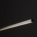 LAMPAMI - lampa wisząca nowoczesna ledowa, czarna lampa wisząca długa, lampa barowa, lampa ledowa do biura