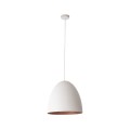LAMPAMI - lampa nad stół, lampa biała z miedzią, biała lampa do jadalni,  duża lampa nad stół